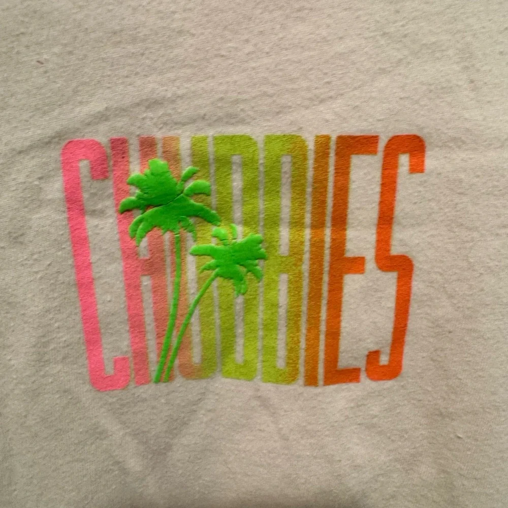 Chubbies Cream Neon Graphic Palm Tree T-Shirt Size XXL - Picture 5 of 11